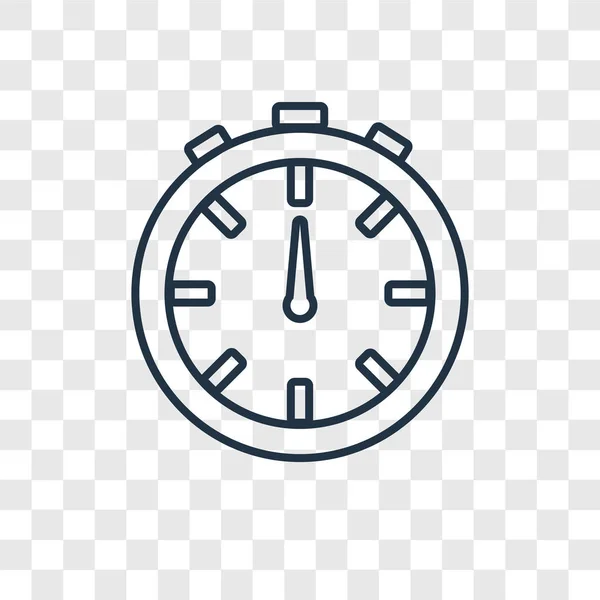 Icono Del Cronómetro Estilo Diseño Moda Stopwatch Icono Aislado Sobre — Vector de stock