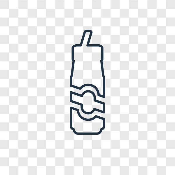 Значок Молочный Коктейль Модном Стиле Дизайна Значок Молочного Коктейля Выделен — стоковый вектор
