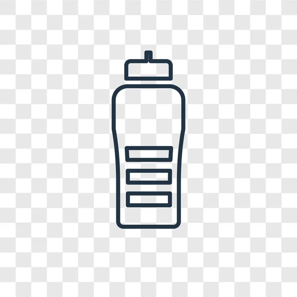 Flaschensymbol Trendigen Design Stil Flaschensymbol Isoliert Auf Transparentem Hintergrund Flaschenvektorsymbol — Stockvektor
