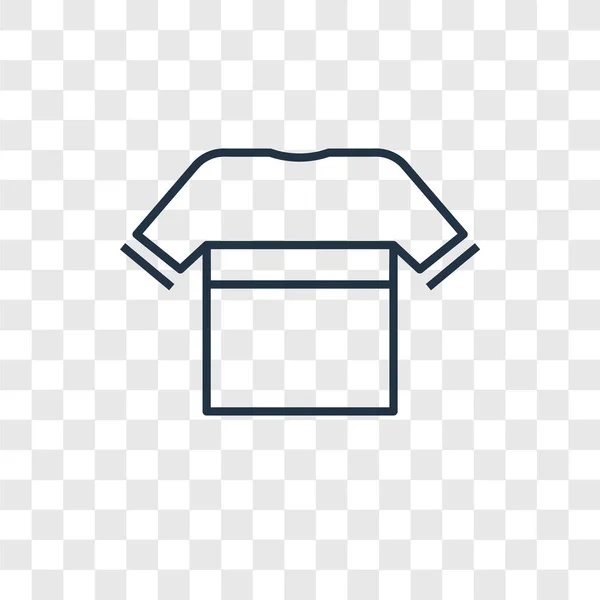 Ícone Tshirt Estilo Design Moderno Ícone Tshirt Isolado Fundo Transparente — Vetor de Stock