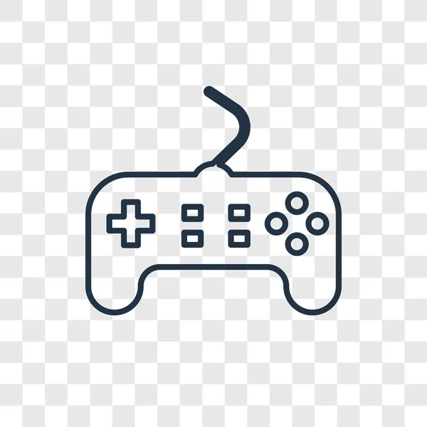 Ícone Controlador Jogo Estilo Design Moderno Ícone Controlador Jogo Isolado — Vetor de Stock