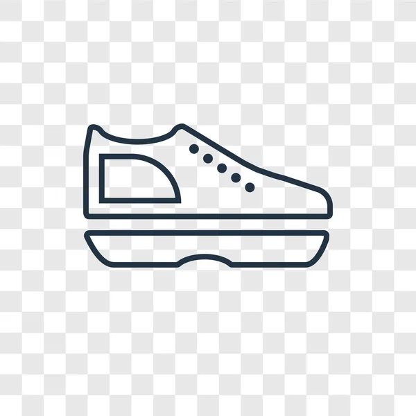 Schuhe Ikone Trendigen Design Stil Schuhe Symbol Isoliert Auf Transparentem — Stockvektor