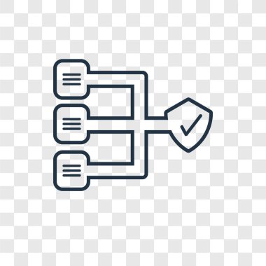 modaya uygun bir tasarım tarzı sunucular simgesi. saydam arka plan üzerinde izole sunucuları simgesi. sunucuları simgesi basit vektör ve modern düz UI uygulaması, web sitesi, mobil, logo, sembol. sunucuları simge vektör çizim, Eps10.