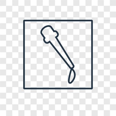 Damlalık simgesini modaya uygun bir tasarım tarzı. Damlalık simgesini şeffaf arka plan üzerinde izole. Damlalık vektör simgesi basit ve modern düz simgesi web sitesi, mobil, logo, app, UI. Damlalık simgesini vektör çizim, Eps10.