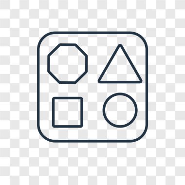 modaya uygun bir tasarım tarzı şekil kutsal kişilerin resmi. saydam arka plan üzerinde izole simgesi şekillendirir. simge basit şekiller vektör ve modern düz UI uygulaması, web sitesi, mobil, logo, sembol. şekiller simge vektör çizim, Eps10.