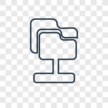 klasör simgesini modaya uygun bir tasarım tarzı. klasör simgesini şeffaf arka plan üzerinde izole. klasör vektör simgesi basit ve modern düz simgesi web sitesi, mobil, logo, app, UI. klasör simge vektör çizim, Eps10.