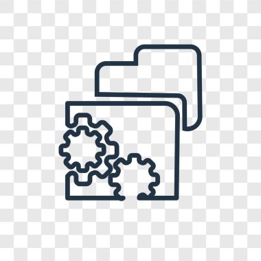 Özellikler simgesini modaya uygun bir tasarım tarzı. Özellikler simgesini şeffaf arka plan üzerinde izole. özellikleri vektör simgesi basit ve modern düz simgesi web sitesi, mobil, logo, app, UI. Özellikler simge vektör çizim, Eps10.