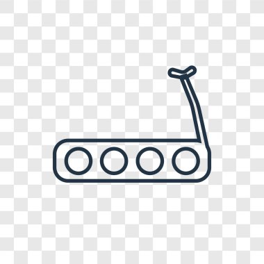 koşu bandı simgesi modaya uygun bir tasarım tarzı. koşu bandı simgesi üzerinde şeffaf arka plan izole. koşu bandı vektör simgesi basit ve modern düz simgesi web sitesi, mobil, logo, app, UI. koşu bandı simge vektör çizim, Eps10.