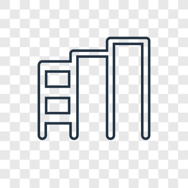 modaya uygun bir tasarım tarzı spor barlar simgesi. şeffaf arka plan üzerinde izole jimnastik salonu barlar simgesi. spor salonu barlar simgesi basit vektör ve modern düz UI uygulaması, web sitesi, mobil, logo, sembol. spor salonu barlar simge vektör çizim, Eps10.