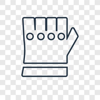 modaya uygun bir tasarım tarzı eldiven simgesi. saydam arka plan üzerinde izole eldiven simgesi. eldiven vektör simgesi basit ve modern düz simgesi web sitesi, mobil, logo, app, UI. eldiven simge vektör çizim, Eps10.