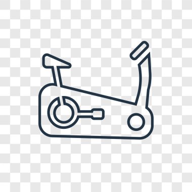 modaya uygun bir tasarım tarzı sabit bisiklet simgesi. sabit bisiklet simgesi üzerinde şeffaf arka plan izole. sabit bisiklet vektör simgesi basit ve modern düz simgesi web sitesi, mobil, logo, app, UI. sabit bisiklet simge vektör çizim, Eps10.