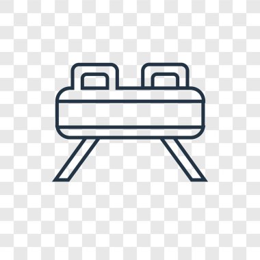 modaya uygun bir tasarım tarzı atlama atı simge. saydam arka plan üzerinde izole atlama atı simge. atlama atı vektör simgesi basit ve modern düz simgesi web sitesi, mobil, logo, app, UI. atlama atı simge vektör çizim, Eps10.