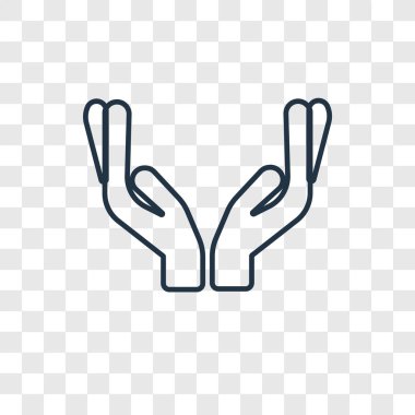 simge modaya uygun bir tasarım tarzında tutarak. saydam arka plan üzerinde izole simgesi tutan. vektör simgesi basit ve modern düz simgesi web sitesi, mobil, logo, app, holding UI. simge vektör çizim, Eps10 holding.