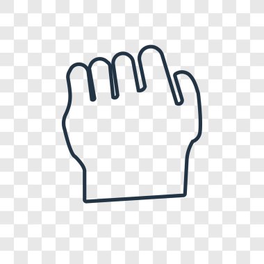 modaya uygun bir tasarım tarzı yumruk simgesi. saydam arka plan üzerinde izole simgesi yumruk at. yumruk vektör simgesi basit ve modern düz simgesi web sitesi, mobil, logo, app, UI. simge vektör çizim, Eps10 yumruk.