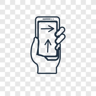 modaya uygun bir tasarım tarzı Smartphone simgesi. saydam arka plan üzerinde izole smartphone simgesi. akıllı telefon vektör simgesi basit ve modern düz simgesi web sitesi, mobil, logo, app, UI. Smartphone simge vektör çizim, Eps10.