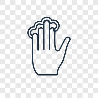 modaya uygun bir tasarım tarzı simgesine dokunun. saydam arka plan üzerinde izole simgesine dokunun. vektör simgesi basit ve modern düz simgesi web sitesi, mobil, logo, app, dokunun UI. simge vektör çizim, Eps10 dokunun.