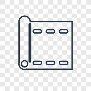 modaya uygun bir tasarım tarzı yoga mat simgesi. yoga mat simgesi üzerinde şeffaf arka plan izole. yoga mat vektör simgesi basit ve modern düz simgesi web sitesi, mobil, logo, app, UI. yoga mat simge vektör çizim, Eps10.