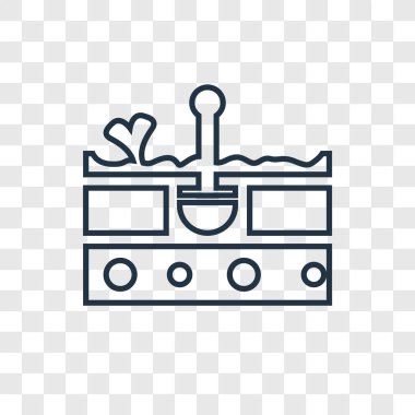 modaya uygun bir tasarım tarzı fosil simgesi. fosil simgesi üzerinde şeffaf arka plan izole. fosil vektör simgesi basit ve modern düz simgesi web sitesi, mobil, logo, app, UI. fosil simge vektör çizim, Eps10.