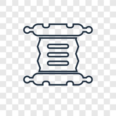 modaya uygun bir tasarım tarzı papirüs simgesi. papirüs simgesi üzerinde şeffaf arka plan izole. papirüs vektör simgesi basit ve modern düz simgesi web sitesi, mobil, logo, app, UI. papirüs simge vektör çizim, Eps10.