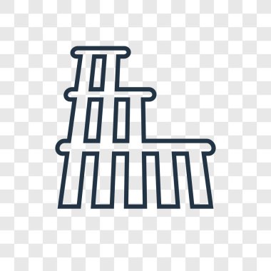 modaya uygun bir tasarım tarzı Colosseum simgesi. colosseum simgesi üzerinde şeffaf arka plan izole. Colosseum vektör simgesi basit ve modern düz simgesi web sitesi, mobil, logo, app, UI. Colosseum simge vektör çizim, Eps10.