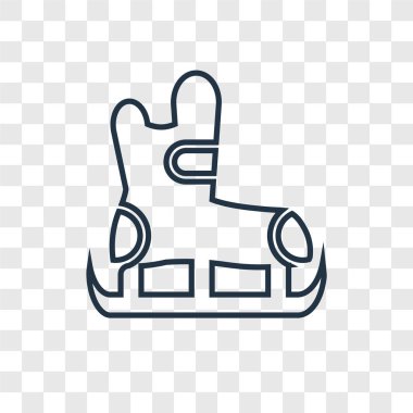 modaya uygun bir tasarım tarzı buz pateni simgesi. buz pateni simgesi üzerinde şeffaf arka plan izole. buz pateni vektör simgesi basit ve modern düz simgesi web sitesi, mobil, logo, app, UI. buz pateni simge vektör çizim, Eps10.