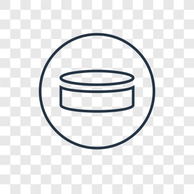 modaya uygun bir tasarım tarzı Puck simgesi. puck simgesi üzerinde şeffaf arka plan izole. Puck vektör simgesi basit ve modern düz simgesi web sitesi, mobil, logo, app, UI. Puck simge vektör çizim, Eps10.