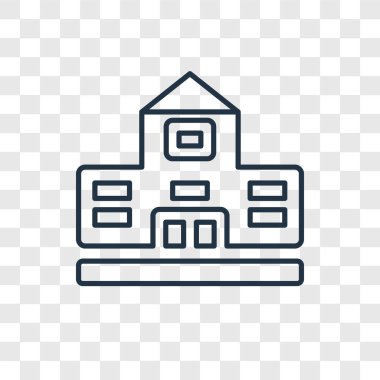 modaya uygun bir tasarım tarzı bina simgesini. saydam arka plan üzerinde izole simgesi bina. vektör simgesi basit ve modern düz simgesi web sitesi, mobil, logo, app, bina UI. simge vektör çizim, Eps10 bina.