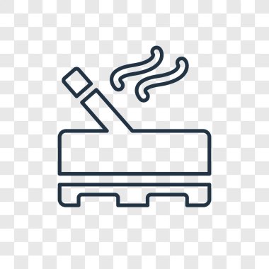 modaya uygun bir tasarım stili simgesini yasaktır. saydam arka plan üzerinde izole simgesi sigara. vektör simgesi basit ve modern düz simgesi web sitesi, mobil, logo, app, Sigara UI. simge vektör çizim, Eps10 Sigara.