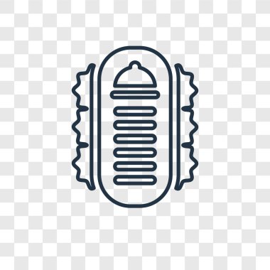 Menü simgesini modaya uygun bir tasarım tarzı. Menü simgesini şeffaf arka plan üzerinde izole. Menü vektör simgesi basit ve modern düz simgesi web sitesi, mobil, logo, app, UI. Menü simgesini vektör çizim, Eps10.