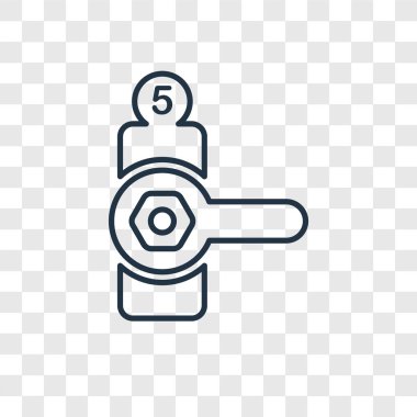 kapı tokmağı simgesi modaya uygun bir tasarım tarzı. saydam arka plan üzerinde izole kapı tokmağı simgesi. kapı tokmağı vektör simgesi basit ve modern düz simgesi web sitesi, mobil, logo, app, UI. kapı tokmağı simge vektör çizim, Eps10.