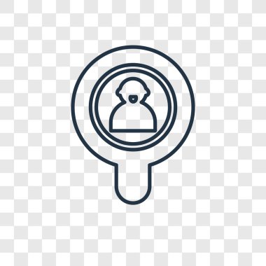 modaya uygun bir tasarım tarzı işe alım simgesi. İşe Alım simgesi üzerinde şeffaf arka plan izole. İşe Alım vektör simgesi basit ve modern düz simgesi web sitesi, mobil, logo, app, UI. İşe Alım simge vektör çizim, Eps10.