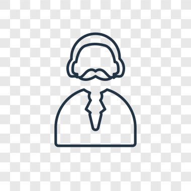 modaya uygun bir tasarım tarzı adam simgesi. adam simgesi üzerinde şeffaf arka plan izole. adam vektör simgesi basit ve modern düz simgesi web sitesi, mobil, logo, app, UI. adam simge vektör çizim, Eps10.