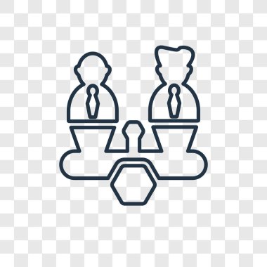 modaya uygun bir tasarım tarzı ölçek simgesi. ölçek simgesi üzerinde şeffaf arka plan izole. ölçek vektör simgesi basit ve modern düz simgesi web sitesi, mobil, logo, app, UI. ölçek simge vektör çizim, Eps10.