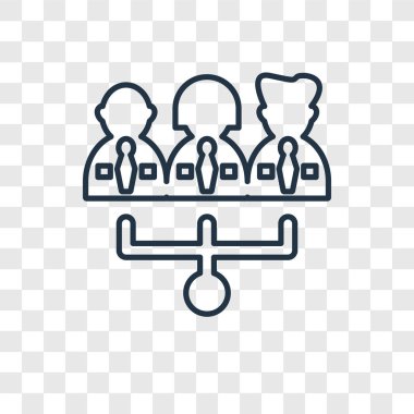 modaya uygun bir tasarım tarzı takım çalışması simgesi. ekip çalışması simgesi üzerinde şeffaf arka plan izole. ekip çalışması vektör simgesi basit ve modern düz simgesi web sitesi, mobil, logo, app, UI. ekip çalışması simge vektör çizim, Eps10.