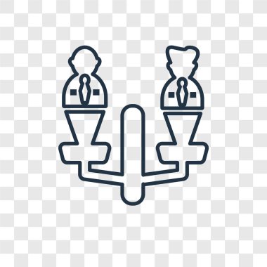 modaya uygun bir tasarım tarzı denge simgesi. saydam arka plan üzerinde izole denge simgesi. denge vektör simgesi basit ve modern düz simgesi web sitesi, mobil, logo, app, UI. denge simge vektör çizim, Eps10.