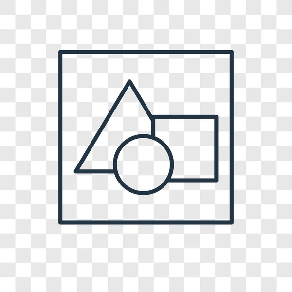 Иконка Треугольника Стиле Модного Дизайна Значок Треугольника Изолирован Прозрачном Фоне — стоковый вектор