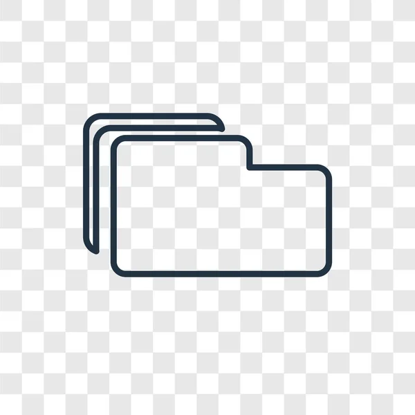 Filet Symbol Trendigen Design Stil Filet Symbol Isoliert Auf Transparentem — Stockvektor