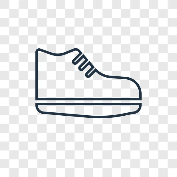 时尚设计风格的运动鞋图标 在透明背景上隔离的运动鞋图标 运动鞋矢量图标简单和现代平面符号为网站 应用程序 运动鞋图标向量例证 Eps10 — 图库矢量图片