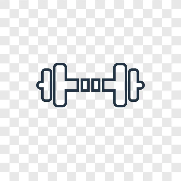 Gym Icon Trendy Design Style Gym Icon Isolated Transparent Background — Stock Vector