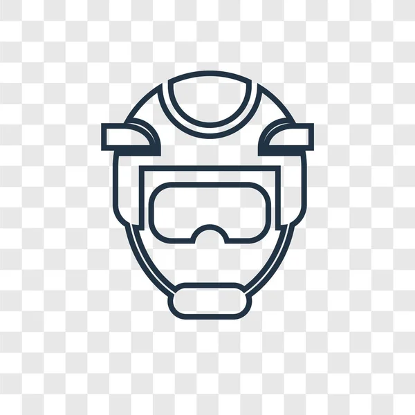 Icono Del Casco Hockey Estilo Diseño Moda Icono Del Casco — Archivo Imágenes Vectoriales