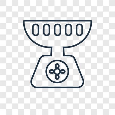 modaya uygun bir tasarım tarzı ağırlık simgesi. saydam arka plan üzerinde izole ağırlık simgesi. Ağırlık vektör simgesi basit ve modern düz simgesi web sitesi, mobil, logo, app, UI. Ağırlık simge vektör çizim, Eps10.