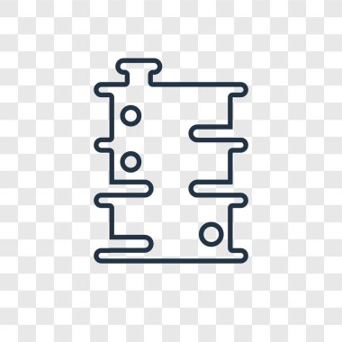 modaya uygun bir tasarım tarzı petrol simgesi. saydam arka plan üzerinde izole petrol simgesi. Petrol vektör simgesi basit ve modern düz simgesi web sitesi, mobil, logo, app, UI. Petrol simge vektör çizim, Eps10.