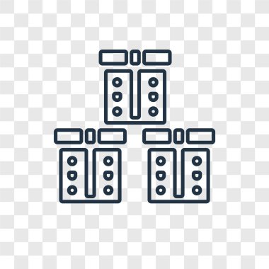 kutuları simge modaya uygun bir tasarım tarzı. saydam arka plan üzerinde izole kutuları simge. kutuları simge basit vektör ve modern düz UI uygulaması, web sitesi, mobil, logo, sembol. kutuları simge vektör çizim, Eps10.