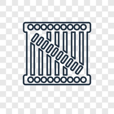 paket simgesi modaya uygun bir tasarım tarzı. paket simgesi üzerinde şeffaf arka plan izole. paket vektör simgesi basit ve modern düz simgesi web sitesi, mobil, logo, app, UI. paket simgesi vektör çizim, Eps10.