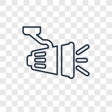 modaya uygun bir tasarım tarzı ışık simgesi. ışık simgesi üzerinde şeffaf arka plan izole. ışık vektör simgesi basit ve modern düz simgesi web sitesi, mobil, logo, app, UI. ışık simge vektör çizim, Eps10.