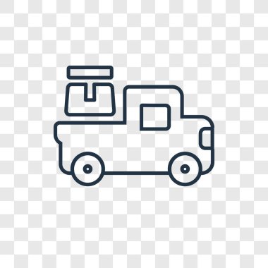 modaya uygun bir tasarım tarzı lojistik simgesi. saydam arka plan üzerinde izole lojistik simgesi. Lojistik vektör simgesi basit ve modern düz simgesi web sitesi, mobil, logo, app, UI. Lojistik simge vektör çizim, Eps10.