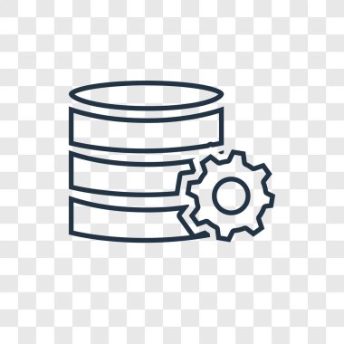 modaya uygun bir tasarım tarzı sunucu simgesi. server simgesinin üzerinde şeffaf arka plan izole. sunucu vektör simgesi basit ve modern düz simgesi web sitesi, mobil, logo, app, UI. Server simge vektör çizim, Eps10.