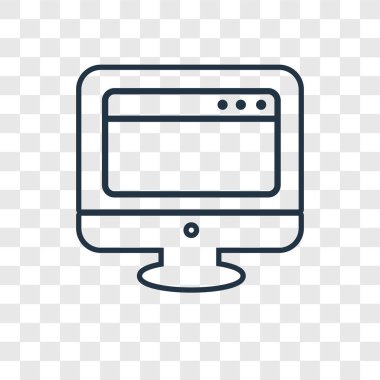 modaya uygun bir tasarım tarzı tarayıcılar simgesi. tarayıcılar simgesi üzerinde şeffaf arka plan izole. tarayıcılar simgesi basit vektör ve modern düz UI uygulaması, web sitesi, mobil, logo, sembol. tarayıcılar simge vektör çizim, Eps10.