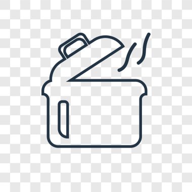 modaya uygun bir tasarım tarzı pot simgesi. saydam arka plan üzerinde izole pot simgesi. pot vektör simgesi basit ve modern düz simgesi web sitesi, mobil, logo, app, UI. pot simge vektör çizim, Eps10.