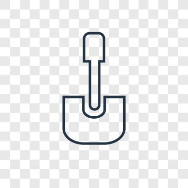 modaya uygun bir tasarım tarzı kürek simgesi. saydam arka plan üzerinde izole simgesi kürek. kürek vektör simgesi basit ve modern düz simgesi web sitesi, mobil, logo, app, UI. simge vektör çizim, Eps10 kürek.